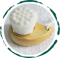 Facial Brush with Bamboo Handle - Cheapnfast