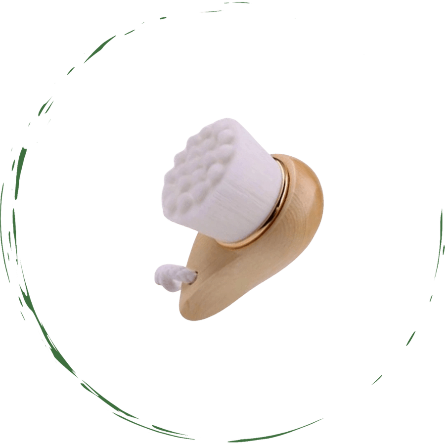 Facial Brush with Bamboo Handle - Cheapnfast