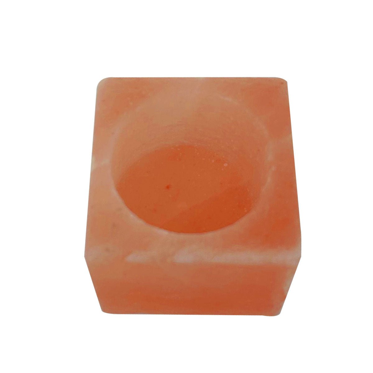 Himalayan Pink Salt Tea Light Holder by Pride of India – Salt Candle Holder – Room Décor Item – Great for Creating an Ambiance – Ideal for Home & Spa Uses – Natural Shape - Cheapnfast