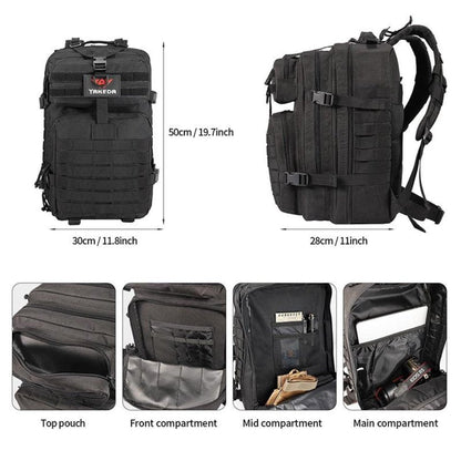 42L Tactical Backpack Bag with USA Patch - Cheapnfast
