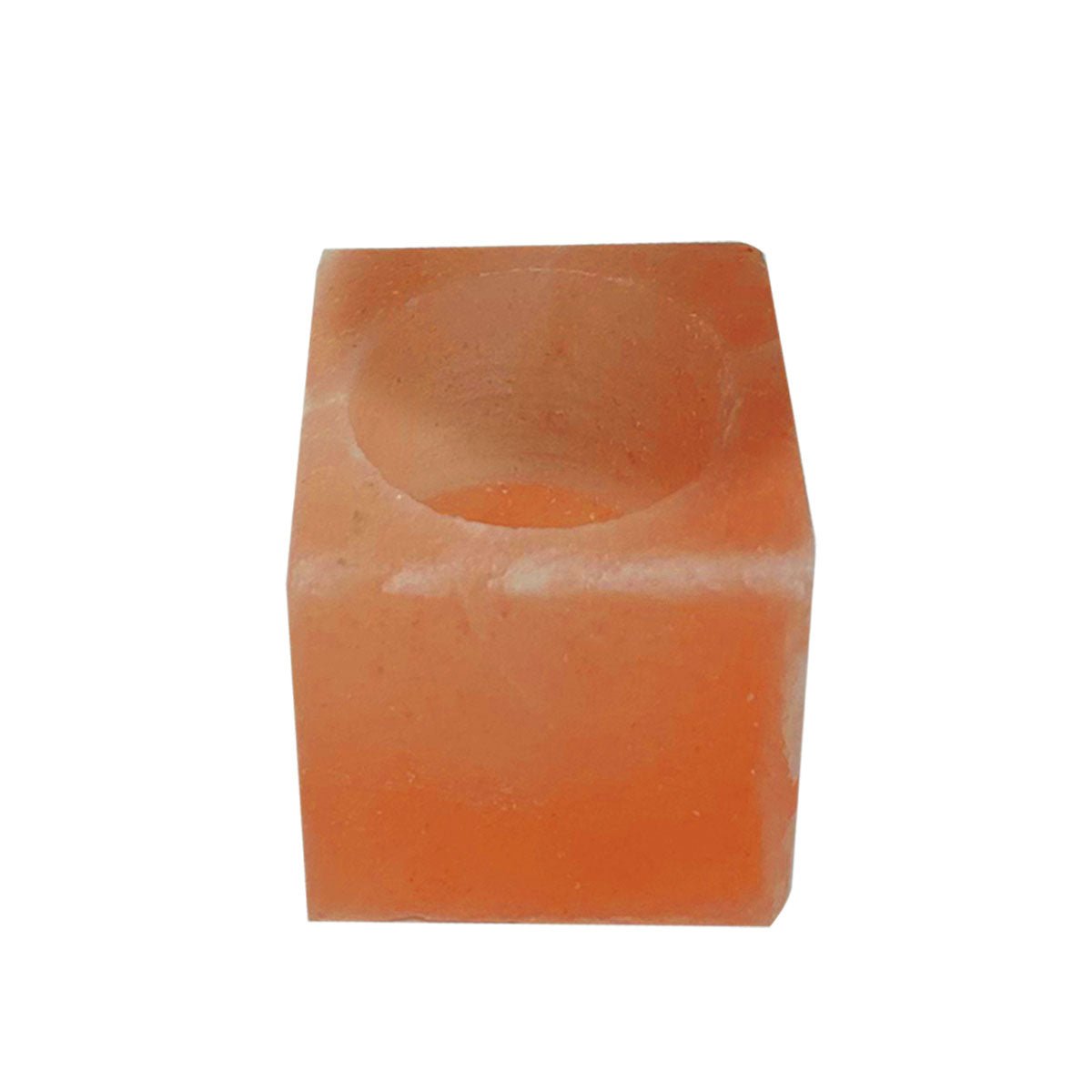 Himalayan Pink Salt Tea Light Holder by Pride of India – Salt Candle Holder – Room Décor Item – Great for Creating an Ambiance – Ideal for Home & Spa Uses – Natural Shape - Cheapnfast